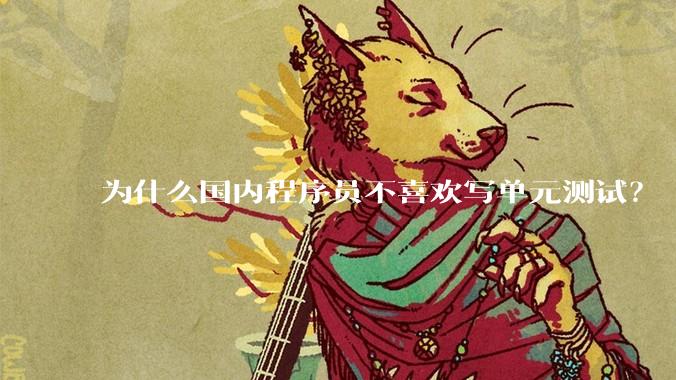 为什么国内程序员不喜欢写单元测试？